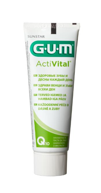 GUM ActiVital zubní pasta s Q10, 75 ml