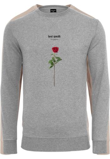 Mr. Tee Lost Youth Rose Crewneck grey - XL