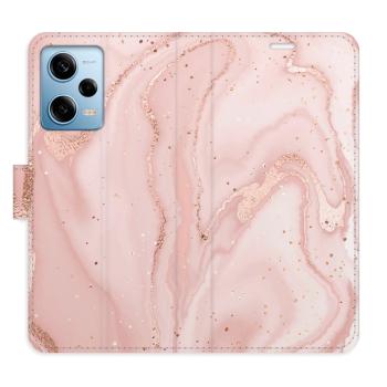 Flipové pouzdro iSaprio - RoseGold Marble - Xiaomi Redmi Note 12 Pro 5G / Poco X5 Pro 5G