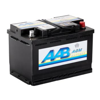 Autobaterie AAB AGM 70Ah, 12V, 720A