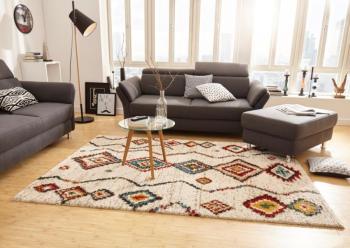 Mint Rugs - Hanse Home koberce  80x150 cm Kusový koberec Nomadic 102693 Geometric Creme - 80x150 cm Vícebarevná