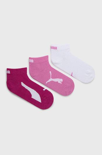 Dětské ponožky Puma (3-pack) 907961.G růžová barva