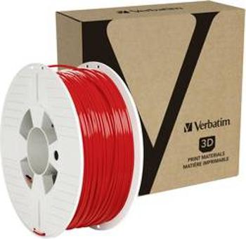 Vlákno pro 3D tiskárny Verbatim 55061, PETG plast, 2.85 mm, 1 kg, červená