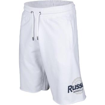 Russell Athletic CIRCLE RAW SHORT Pánské šortky, bílá, velikost XXL