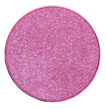 Vopi koberce Eton 11 růžový koberec kulatý - 57x57 (průměr) kruh cm Růžová