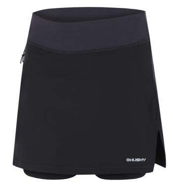 Husky Dámská funkční sukně se šortkami Flamy L černá Velikost: XXL