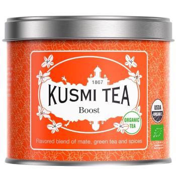 Zelený čaj BOOST Kusmi Tea plechovka 100 g