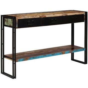 Konzolový stolek masivní recyklované dřevo 120x30x76 cm (244843)