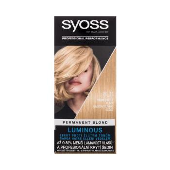 Syoss Permanent Coloration Permanent Blond 50 ml barva na vlasy pro ženy 8-11 Very Light Blond na barvené vlasy; na blond vlasy