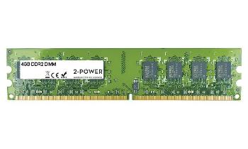 2-Power 4GB PC2-6400U 800MHz DDR2 Non-ECC CL6 DIMM 2Rx8 ( DOŽIVOTNÍ ZÁRUKA )