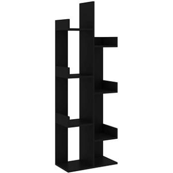 Shumee  černá 48×25,5×140 cm dřevotříska, 808910 (808910)
