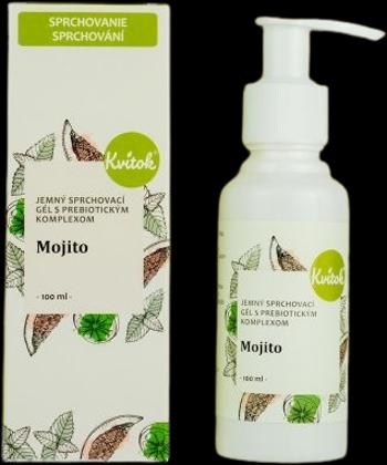 Kvitok Jemný sprchový gel s prebiotickým komplexem Mojito 100 ml