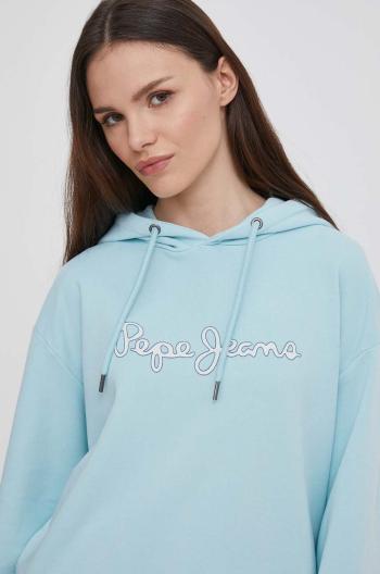 Mikina Pepe Jeans LANA HOODIE dámská, s kapucí, s potiskem, PL581440