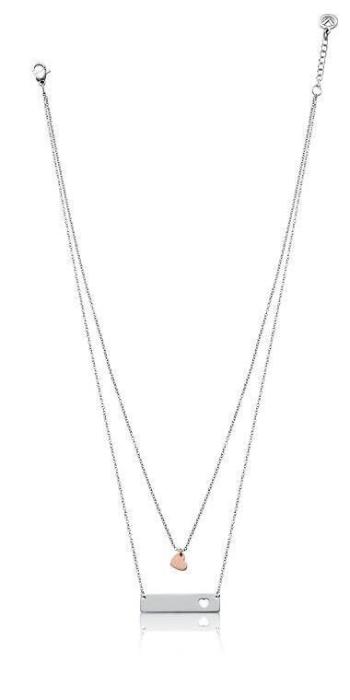 Viceroy Romantický stříbrný bicolor náhrdelník Kids 90045C01019