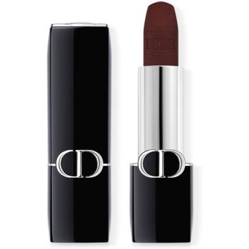 DIOR Rouge Dior Balm hydratační balzám na rty plnitelný odstín 001 Diormidnight 3,2 g