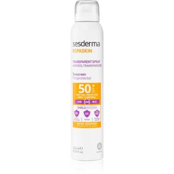 Sesderma Repaskin transparentní sprej na opalování SPF 50+ 200 ml