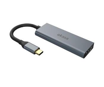 AKASA - externí USB hub - USB type-C s  HDMI, AK-CBCA19-18BK