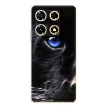 Odolné silikonové pouzdro iSaprio - Black Puma - Infinix Note 30 PRO