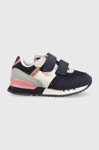 Dětské sneakers boty Pepe Jeans tmavomodrá barva