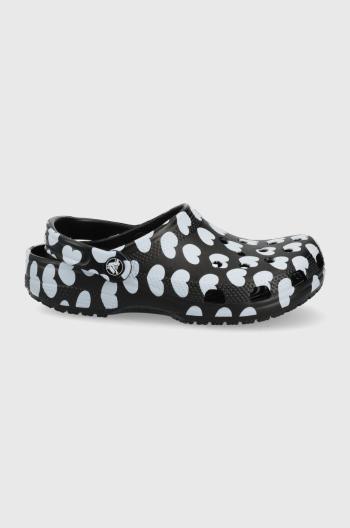 Pantofle Crocs dámské, černá barva