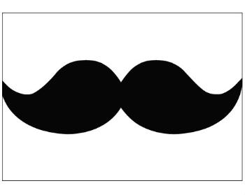 Plakát typ A4-A0 moustache