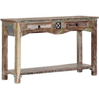 Konzolový stolek 120x40x75 cm masivní recyklované dřevo (247925)