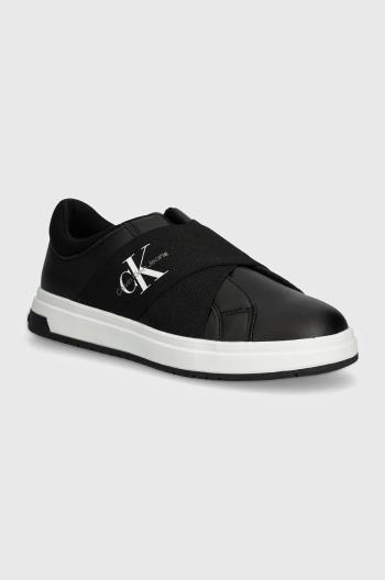 Dětské sneakers boty Calvin Klein Jeans černá barva, V3X9-81056