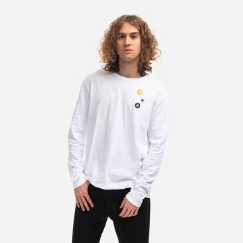 Pánské tričko Mel Patches Longsleeve 10235402-2323 WHITE