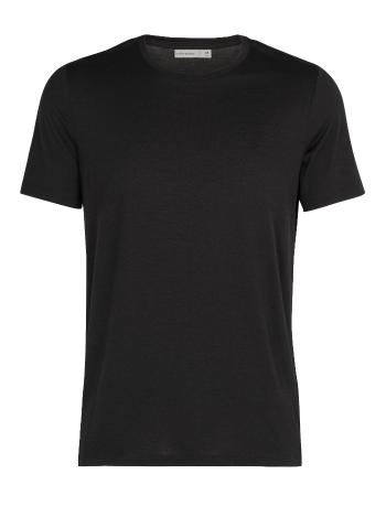 pánské merino triko krátký rukáv ICEBREAKER Mens Tech Lite II SS Tee, Black velikost: XL