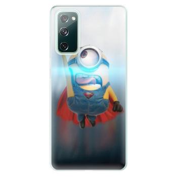 Odolné silikonové pouzdro iSaprio - Mimons Superman 02 - Samsung Galaxy S20 FE