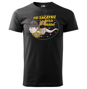 Tričko Skautská spermie (Velikost: 4XL, Typ: pro muže, Barva trička: Černá)