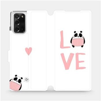 Flipové pouzdro na mobil Samsung Galaxy Note 20 - MH09S Panda LOVE (5903516332663)