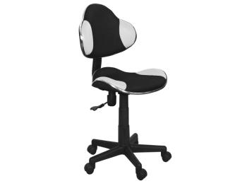 Studentská kancelářská židle Q-G2 Signal Černá / bílá