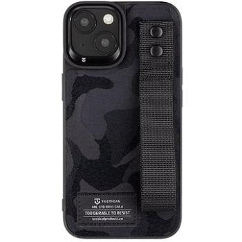 Tactical Camo Troop Drag Strap Kryt pro Apple iPhone 14 Black (8596311194689)