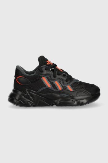 Dětské sneakers boty adidas Originals Ozweego C černá barva