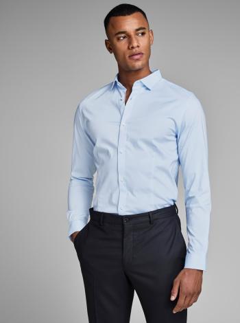 Světle modrá formální super slim fit košile Jack & Jones Parma