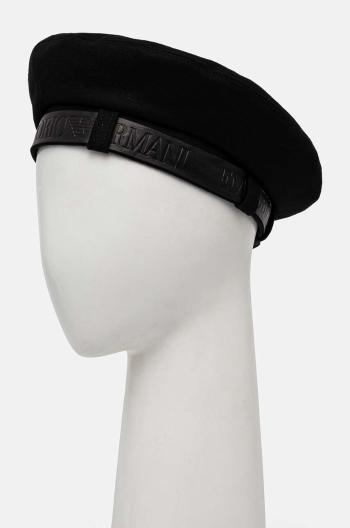 Baret Emporio Armani černá barva, 637124 4F513