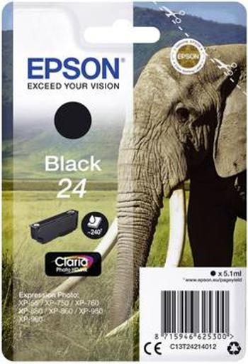 Epson Ink T2421, 24 originál černá C13T24214012