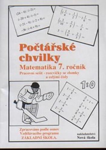 Počtářské chvilky - Matematika 7.ročník (pracovní sešit pro 7. ročník ZŠ)