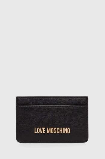 Pouzdro na karty Love Moschino černá barva, JC5640PP1LLD0000