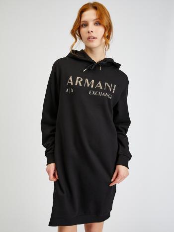 Armani Exchange Šaty Černá