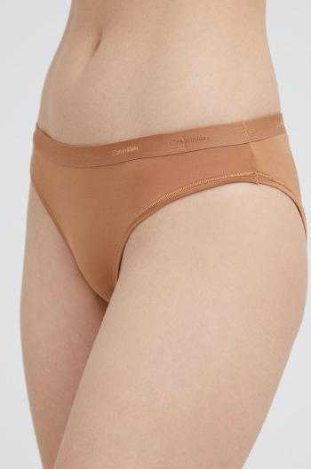Kalhotky Calvin Klein Underwear hnědá barva
