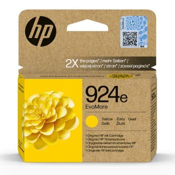 HP 4K0U9NE - originální cartridge HP 924e, žlutá, 800 stran