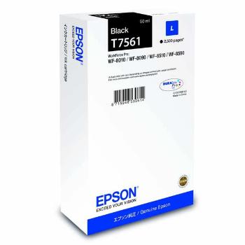 EPSON T7561 (C13T756140) - originální cartridge, černá, 2500 stran