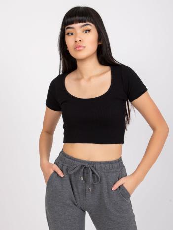 ČERNÝ CROP TOP MONTREAL RV-TS-7537.52-BLACK Velikost: S