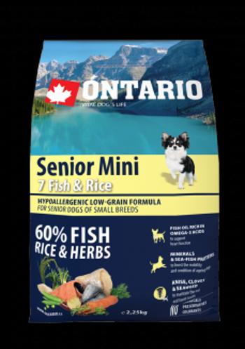 Ontario Senior Mini Fish & Rice 2,25kg