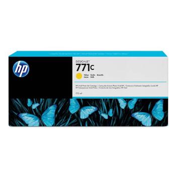 HP B6Y10A - originální cartridge HP 771C, žlutá, 775ml