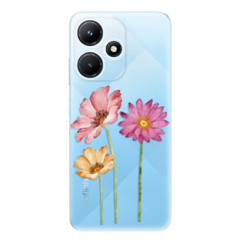 Odolné silikonové pouzdro iSaprio - Three Flowers - Infinix Hot 30i