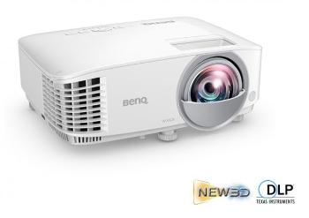 BenQ DLP Projektor MW826STH/1280x800 WXGA/3500 ANSI/0,49:1/20000:1/2xHDMI/3D/1x10W repro/Short Throw