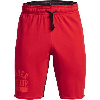 Under Armour RIVAL TERRY CB SHORT Pánské kraťasy, červená, velikost L